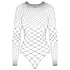 Cottelli - open body met strass steentjes - zwart - S-L