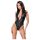 Cottelli - glanzend effect body (zwart) - M