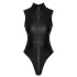 Cottelli - dames body - glanzend effect - zwart - L