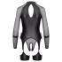 Cottelli Bondage - transparant top met handboeien - zwart - L