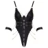 Cottelli - bondagebody met kettingen (zwart) - L