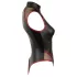Cottelli - netbody met rits (zwart) - M