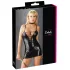 Cottelli - glanzende jurk met veters (zwart) - M