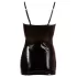 Cottelli - glanzende jurk met veters (zwart) - XL