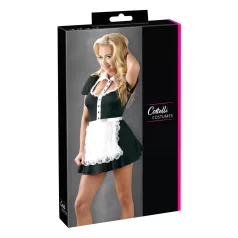 Cottelli - vrouwelijk ober kostuum set - zwart - L