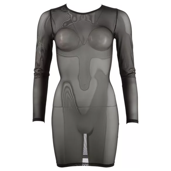 Cottelli - transparante jurk - zwart - M