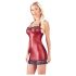 Cottelli - glanzend minijurkje (rood) - M