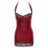 Cottelli - glanzend minijurkje (rood) - M