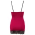 Cottelli - jurk met vetersluiting - rood - exclusief design - L