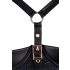 Abierta Fina - satijnen glanzende jurk met bustier (zwart) - 85B/L