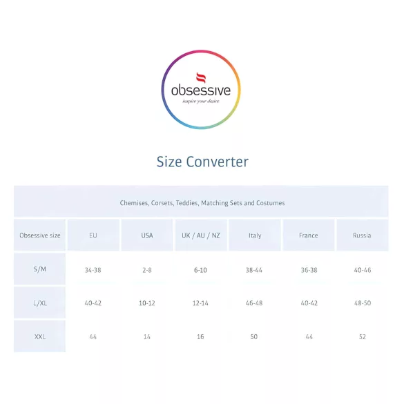 Obsessive Punker - doorzichtig minijurkje met string - zwart - L/XL