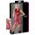 Cottelli Party - glanzende mouwloze mini jurk met rits (rood) - L