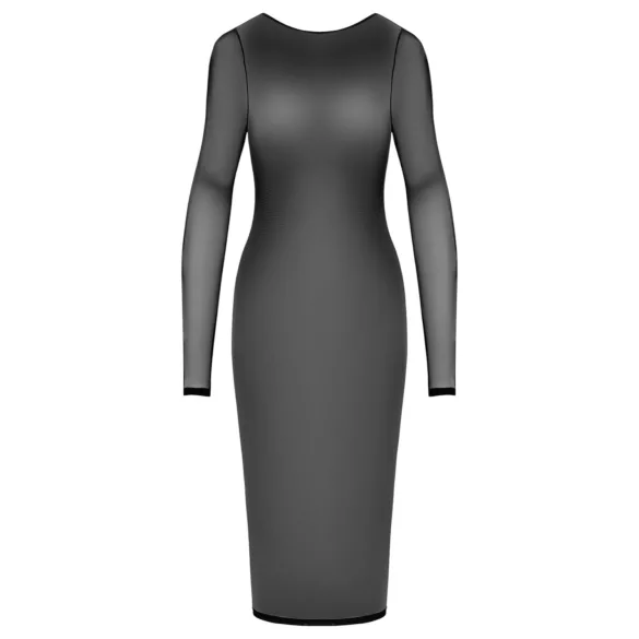 Cottelli Party - transparante jurk - met ritssluiting - zwart - M