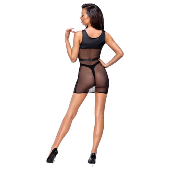 Cottelli - doorschijnende partyset (zwart) - L