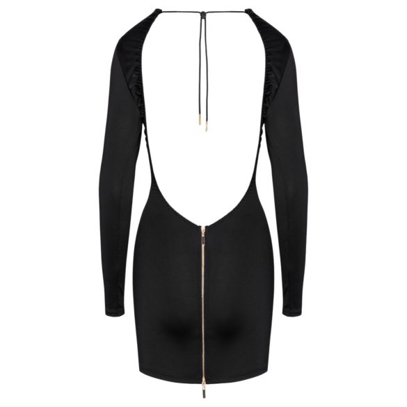 Cottelli - minijurk met open rug - zwart - L