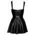 Noir - Mini-jurk met vetersluiting vooraan (zwart) - M