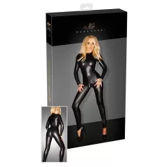 Noir - Catsuit dames - Glanzend - Lange mouw - Zwart
