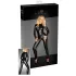 Noir - Catsuit dames - Glanzend - Lange mouw - Zwart - XL