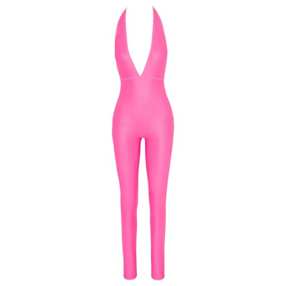 Cottelli Party - catsuit met diepe rug (roze) - L