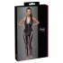 Cottelli Party - halter jumpsuit met veter (zwart) - M
