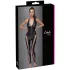 Cottelli Party - halter jumpsuit met veter (zwart) - M