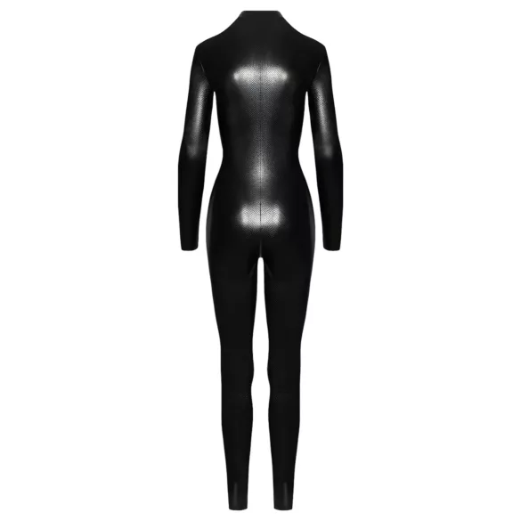 Noir - catsuit voor dames - slangendessin - zwart - M