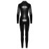 Noir - Lange jumpsuit met slangenprint (zwart) - L