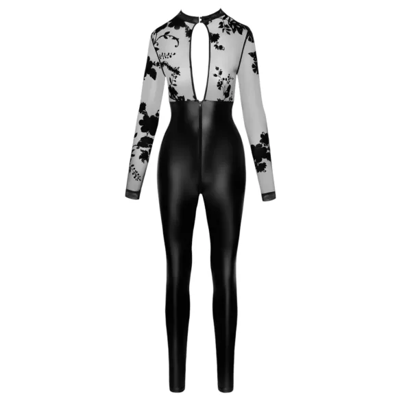 Noir - jumpsuit met kanten top (zwart) - L