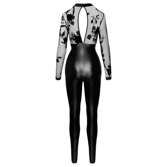 Noir - jumpsuit met kanten top (zwart) - L