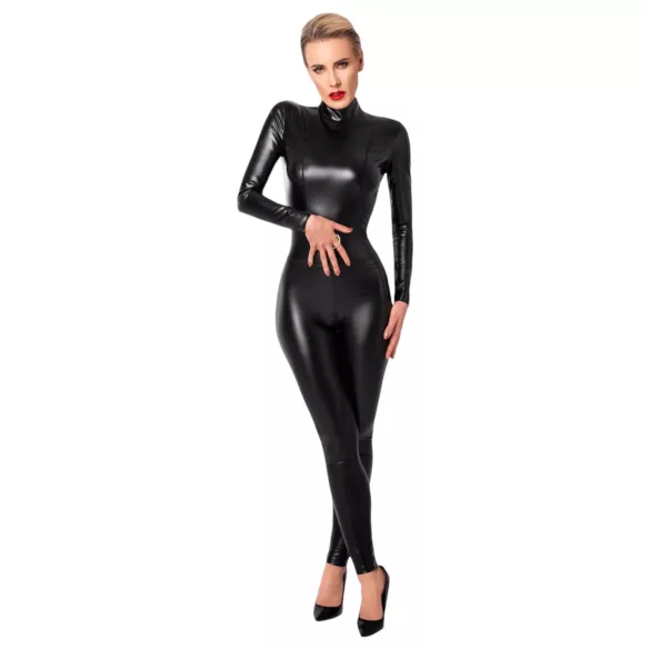 Noir - ritssluiting overall (zwart)