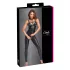 Cottelli - matte overall met afneembaar borstharnas (zwart) - M