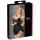 Cottelli - babydoll lingerie - transparant met ruches - zwart