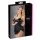 Cottelli - babydoll lingerie - transparant met ruches - zwart - XXL