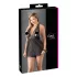 Cottelli Plus Size - babydoll jurk - kanten - zwart - 2XL