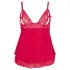 Cottelli Plus Size - babydoll - kant - rood