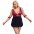 Cottelli Bondage Plus Size - babydoll (rood)