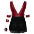 Cottelli Bondage Plus Size - babydoll (rood) - 3XL