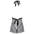Kissable - babydoll met halsband - kant - zwart - L/XL