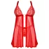Obsessive Elianes - kanten babydoll set (rood)