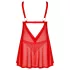 Obsessive Elianes - kanten babydoll set (rood)