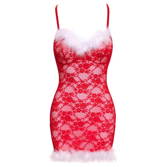 Cottelli - kerst minijurk (rood)