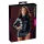 Cottelli - dames shirt met lange mouwen - glans - zwart - M
