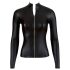 Cottelli - glanzend zwart dames shirt met lange mouwen - M