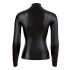 Cottelli - glanzend zwart dames shirt met lange mouwen - L