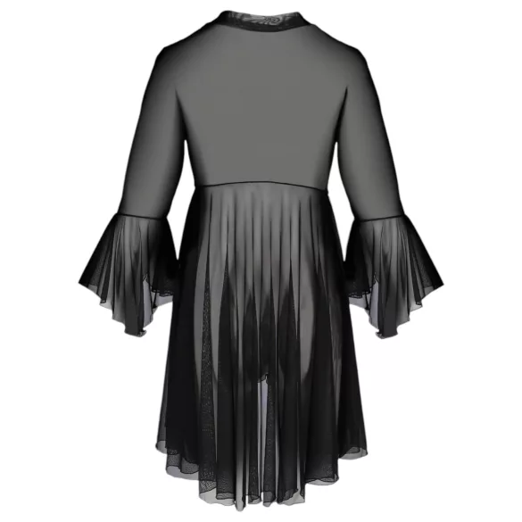 Passion Eco Primula - kanten jurk en string (zwart)