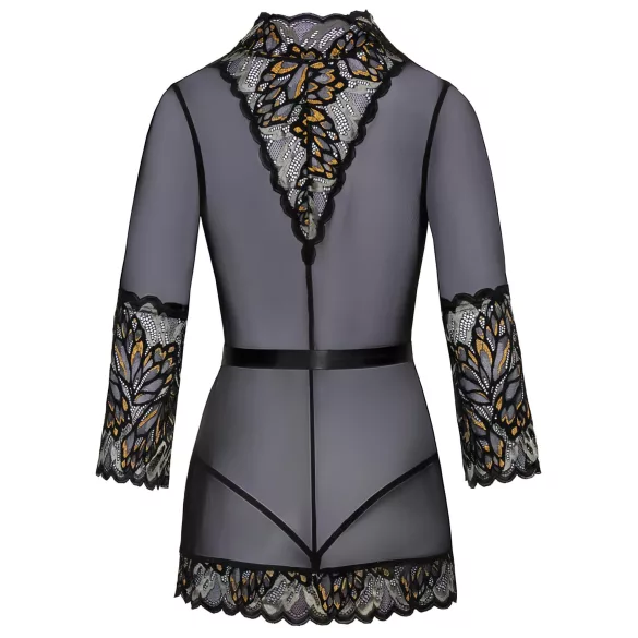 Kissable - korte kimono (zwart)