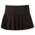 Cottelli - plissé minirok - zwart - XL
