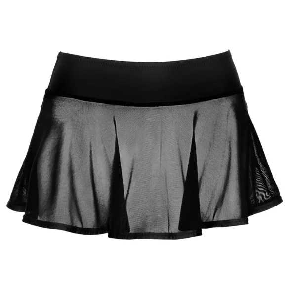 Cottelli Party - plooien minirok - zwart - M