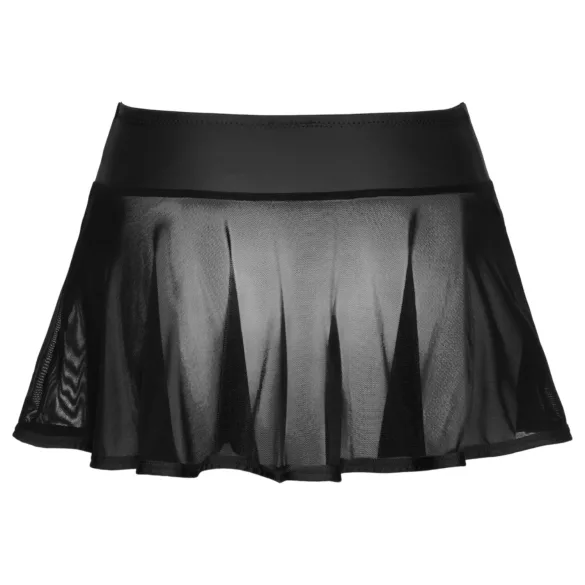 Cottelli Party - plooien minirok - zwart - M
