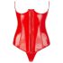 Black Level - rood vinyl korset - M